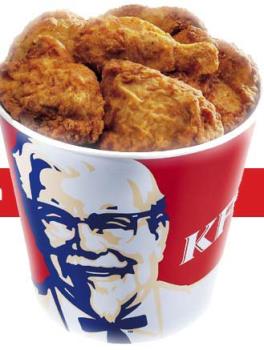 KFC the best "junk" food - KFC a bargain bucket is a real bargain and has enough pieces to fill a family of 4