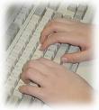 typing - typing with fingers