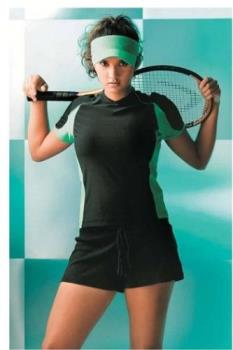 Sania Mirza - Indian sensation tennis star Sania Mirza is the only player who has reached under the top 100 ratings for India.Her continuous good performance makes her deserve being in top 100 position.