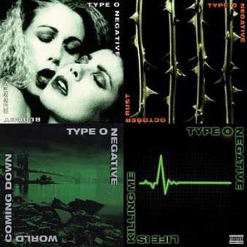 Type O Negative - CD cover art from four of their most popular releases.