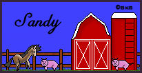 Down on the farm - A pixel sig tag I made from scratch using a program called paint shop pro. 