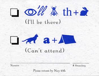 Best RSVP click to see better - I like this style of rsvp myself...it looks fun. Best RSVP click to see better - I like this style of rsvp myself...it looks fun.