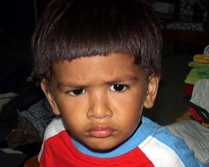 My son when he was two years of age  - Mr Grumpy Grumps LOL