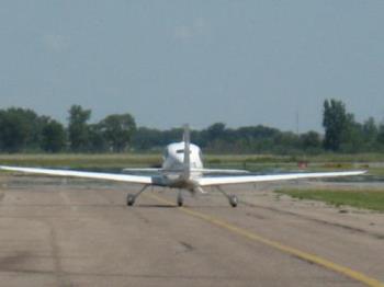 Taking Off - A small aircraft taking off. Taking Off - A small aircraft taking off.
