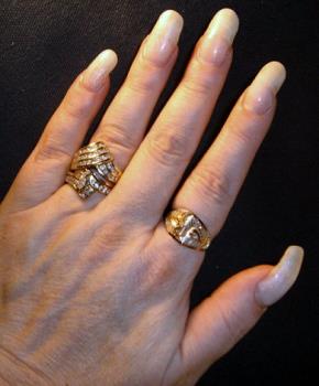 My fingernails - I try to keep my fingernails long because I have short stubby fingers. But they&#039;re getting a bit too long now, typing is getting a bit difficult.