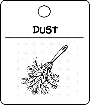 Dust - I am allergic to dust.