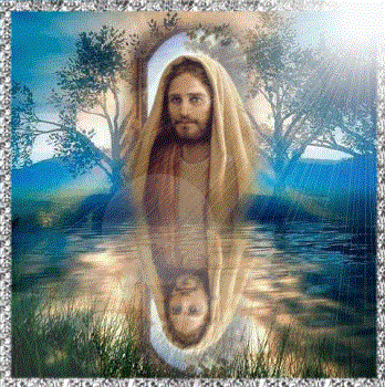 jesus - jesus and his reflection.