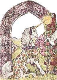 Cross stitch Unicorn - This is one site that I found on the web.