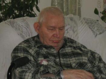 Dad - Sleeping in the rocking chair as usual