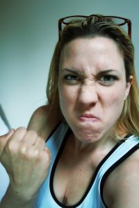Angry Woman - Don&#039;t U dare ask about my age, you are SO rude!!