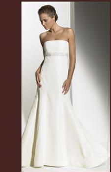 wedding gown - white wedding gown