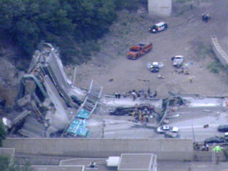 Bridge Collapse - Looks very bad and this is just one of 4 sections that broke/collapsed