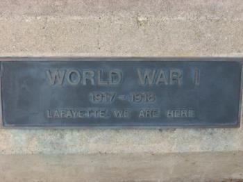 WW 1 Plaque - One of the many plaques of the different wars.