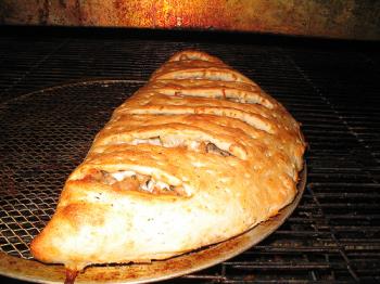 Pizza Calzone - Best pizza form ever! it keeps all the good stuff in!
