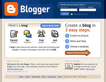 blogger - Blogger.com website