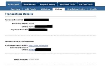 mylot payment proof - Paypal screenshot proving this site does pay.