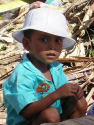 little boy and tsunami.... - a little boy and tsunami in Aceh