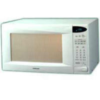 Microwave - A white microwave Microwave - A white microwave