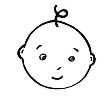 clip-art baby - a good doodle of a baby clip-art baby - a good doodle of a baby