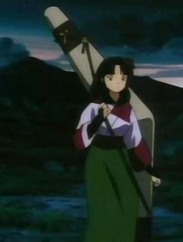 Sango - My favorite character is Sango, because she is an excellent figter without having any special powers.