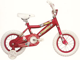 Child&#039;s Bike  - This is the 2 wheeler with training wheels as mentioned in the post - ages 2-5!
The training wheels will do a great job until she&#039;s ready for only 2 wheels!