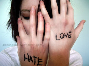 Relationship - Every day is a hate and love relationship.