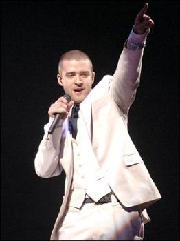 Justin Timberlake - Justin timberlake singing in concert 
