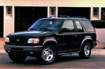 Ford Explorer - A replica of the new truck we just bought. Kind of looks like a boxy hearse if you ask me.