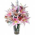 Get Well Soon - Bunch of Pink Lilies