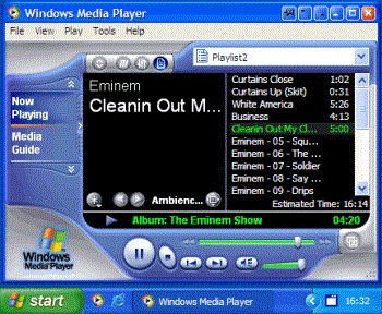 windows - windows media player.