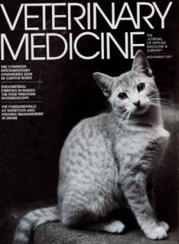 Cover Of Veterinary Medicine - Best cover of the year award
