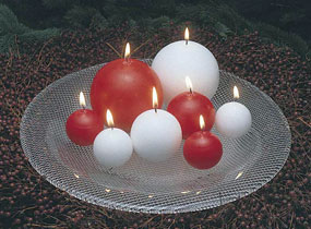 Ball Candles - Candles from my Christmas decorations