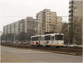 Tramway in Bucharest - Bucharest (Romania) has a pretty developed tramway network (about 60 lines). But tramway here looks mostly like the one in my picture... Tramway in Bucharest - Bucharest (Romania) has a pretty developed tramway network (about 60 lines). But tramway here looks mostly like the one in my picture...