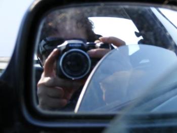 while in my Toyota MR2 - this photo was taken while in my Toyota MR2