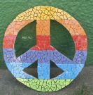 Peace and Love - peace sign of the 60&#039;s