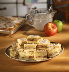 Apple Squares - Even my deserts I try to use natural ingredients such as apples, oats & flour.