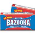 bubble gum - Im not really a fan of bubble gum. Im more into candies. My favorite bubble gum is bazooka. 