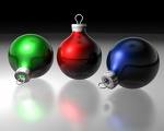 Traditional, old fashioned ornaments - christmas bulbs