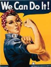You Can Do It! - Strong Women Working Hard