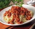 spagetti is good - a plate of spagetti