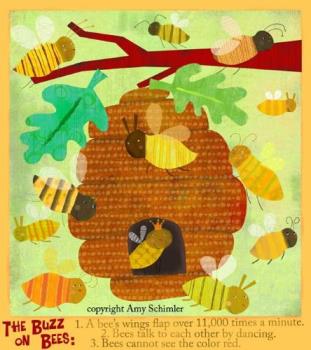 beehive and bees - My granny always said, "You get more done with honey than vinegar"!
I think she was right.