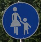 A mothers instinct? - mother and child sign