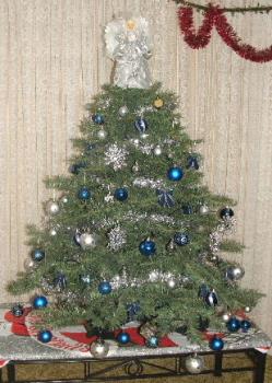 Christmas Tree 2007 - This is our Christmas Tree for this year.
I made it all Blue with Silver & didn&#039;t go over the top with decorations, it just looks nice without being too done!