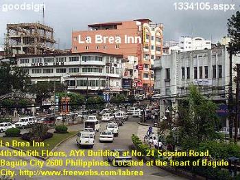 http://www.freewebs.com/labrea/ - La Brea Inn - 4th/5th/6th Floors, AYK Building at No. 24 Session Road, Baguio City 2600 Philippines. [Located at the heart of Baguio City]. [http://www.freewebs.com/labrea/]