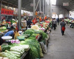 Market - Market is a place where one could buy vegetables.