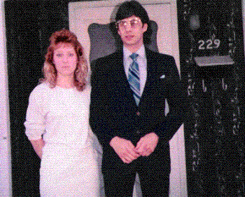 Me & my dad - Leaving for Senior Honors night, May 1989.