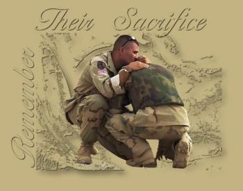 sacrifice - remember what they do for us