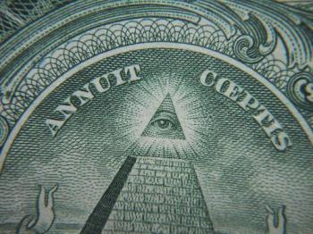 Eye of the Dollar - This Eye or a similar one is a symbol of God in almost any culture.