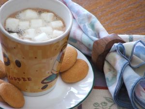 Hot Chocolate - Hot chocolate with a ton of marshmallows! Mmmmmm!