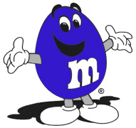 Blue M - A Blue M&M